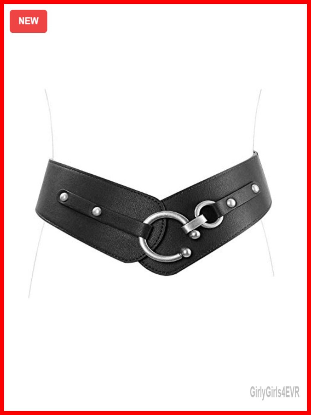 Wide Elastic Belt Retro Stretchy Cinch Belt for Dresses Coats